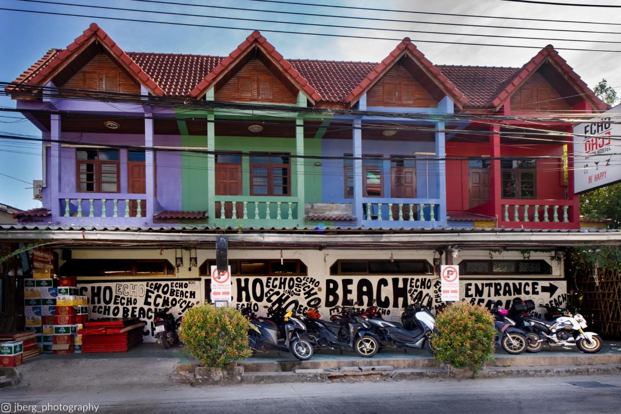 Echo Beach Hostel Baan Tai Exterior foto